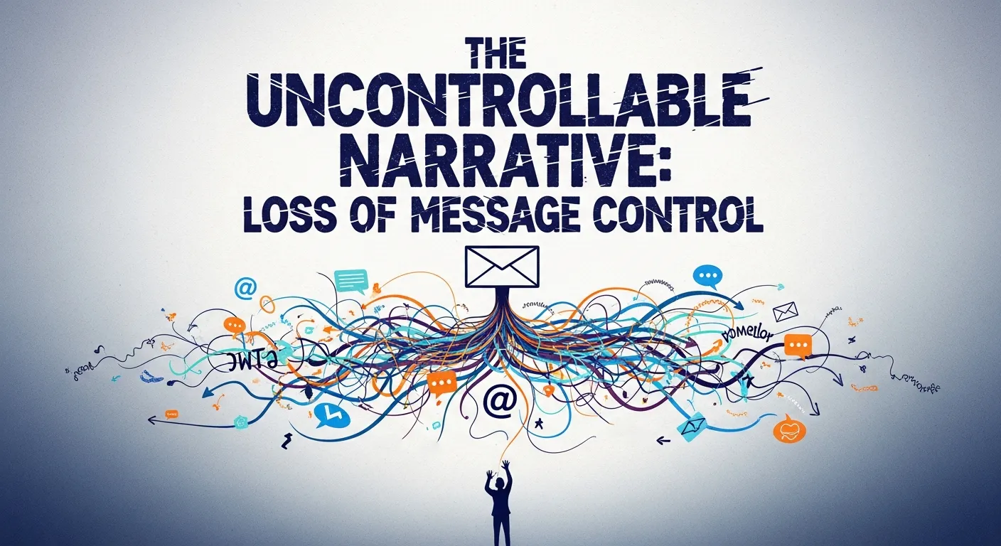 The Uncontrollable Narrative Loss of Message Control